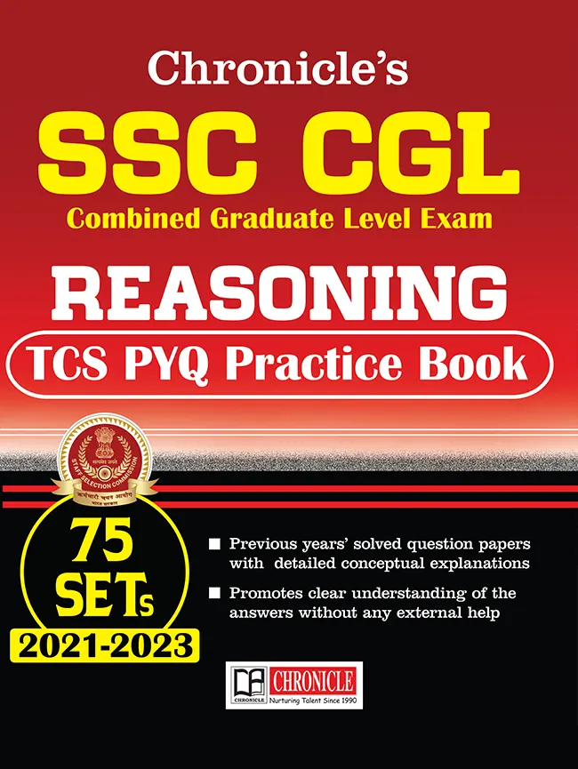 Chronicle's SSC CGL Exam -  REASONING -TCS -PYQ Practice Book | Solved Paper 